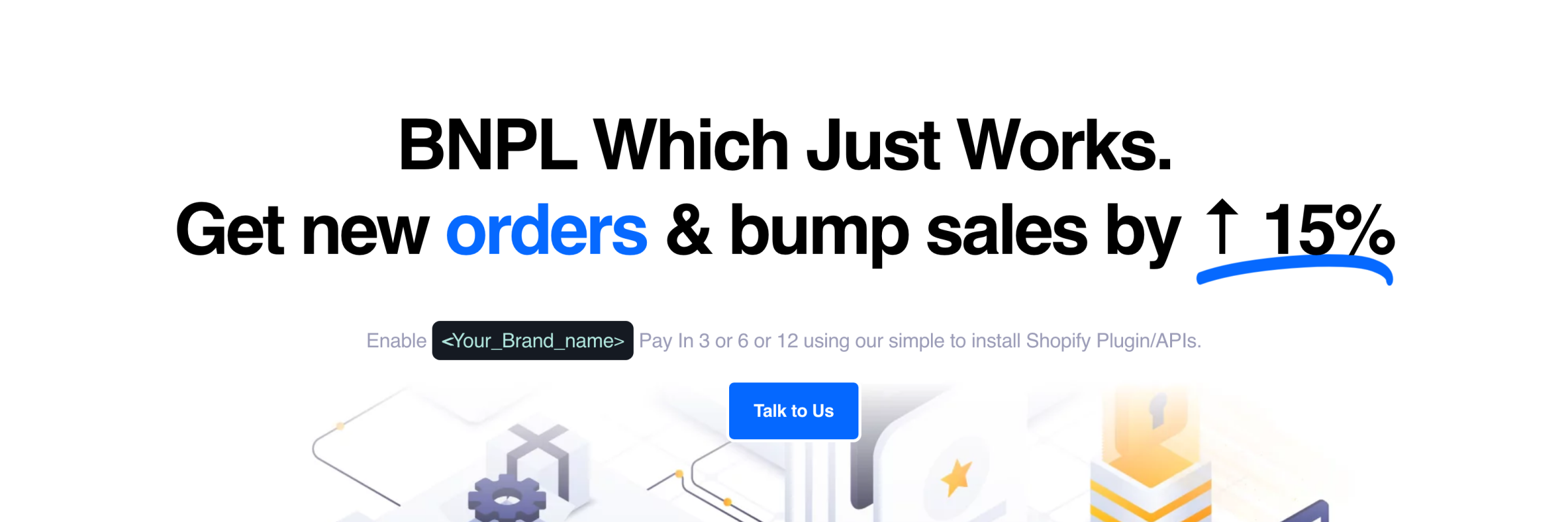 BharatX home page showing its buy-now-pay-later product for merchants