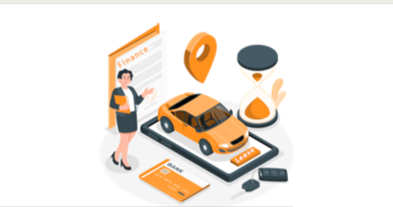 Car Butler illustration of car finance, leasing and ownership on mobile